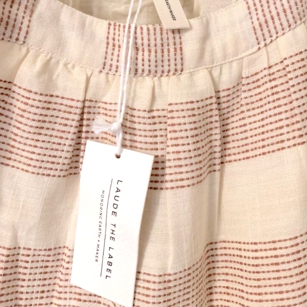 🤍 LAUDE The Label Organic Cotton Tiered Maxi Dress – Size M - Picture 2 of 14